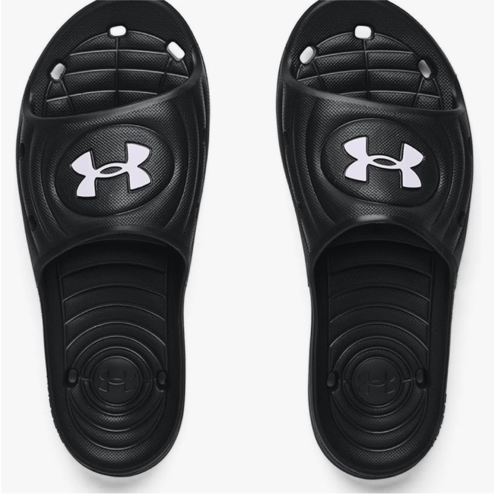 Under Armour Black Slide Sandals